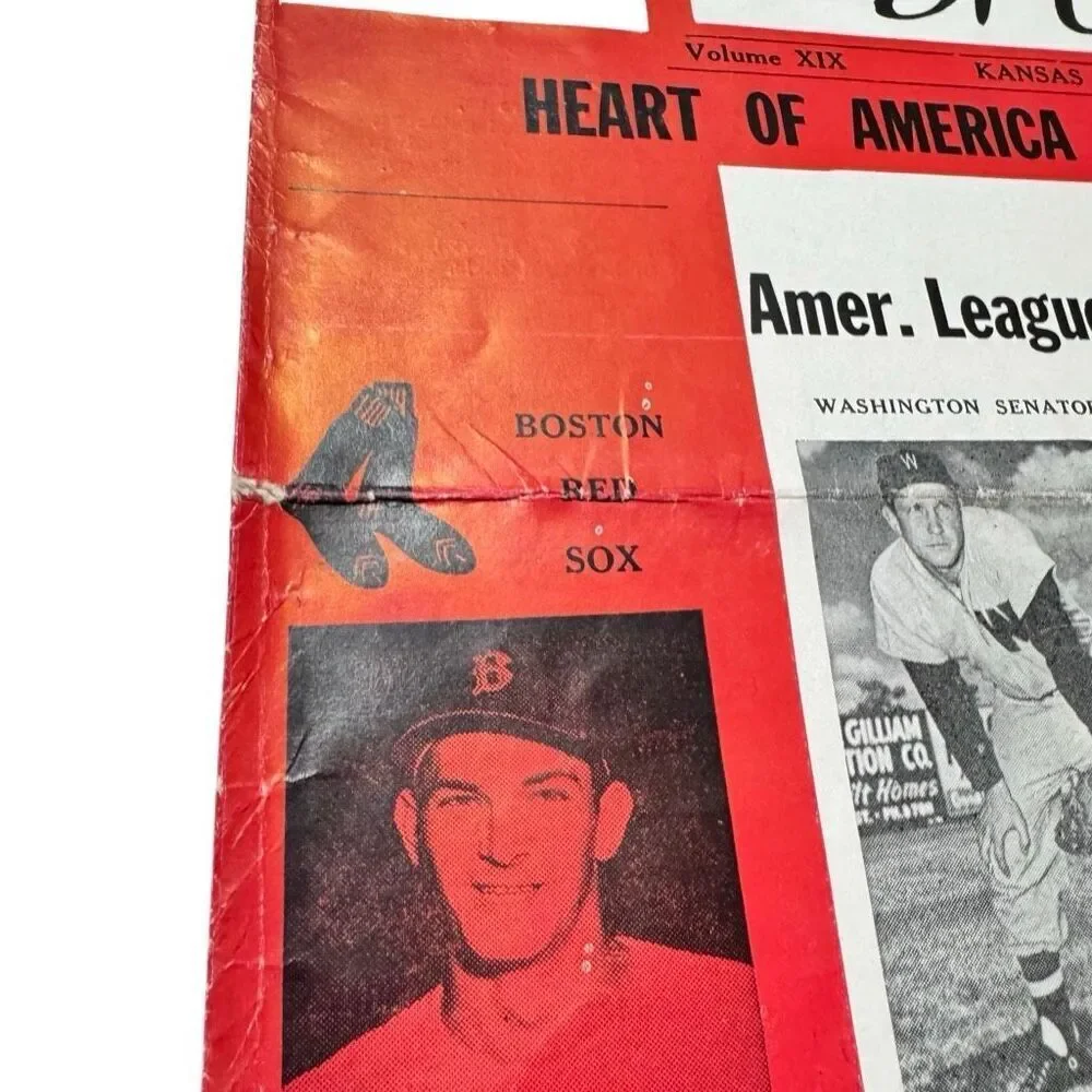 RARE 1959 THE AMERICAN SPORTS CASTER BASEBALL PROGRAM # 12 - WASHINGTON SENATORS